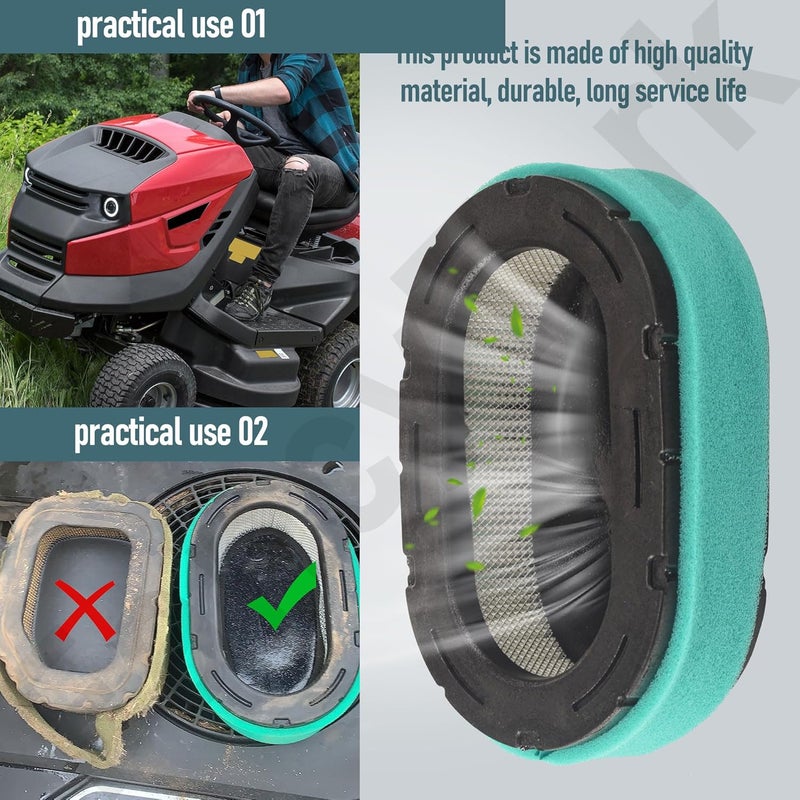 FancyTark 32 096 20-S Air Cleaner Cover Assembly + 32 083 09-S Air Filter Compatible With Ko-hler KT610 KT620 KT715 EKT740 EKT750 KT725 KT730 KT735 KT740 KT745 - Image 5